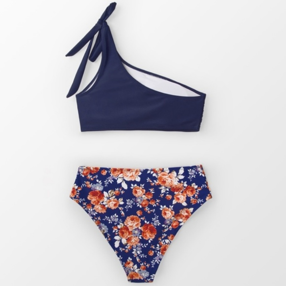 {October Love}1 Medium Left!  One Shoulder Bikini - Picture 2 of 3